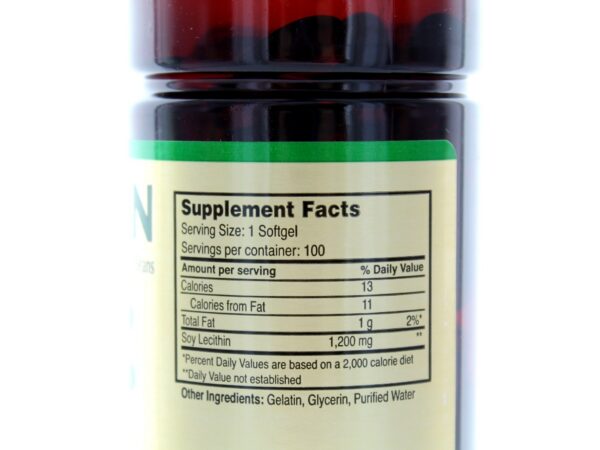 Frasco de lecitina de soja NCB