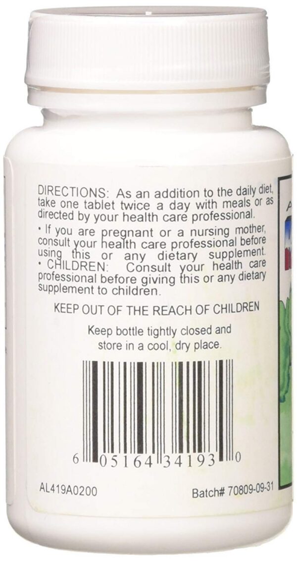 Etiqueta lateral de Lithium Orotate