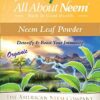 Etiqueta Neem Powder All About Neem