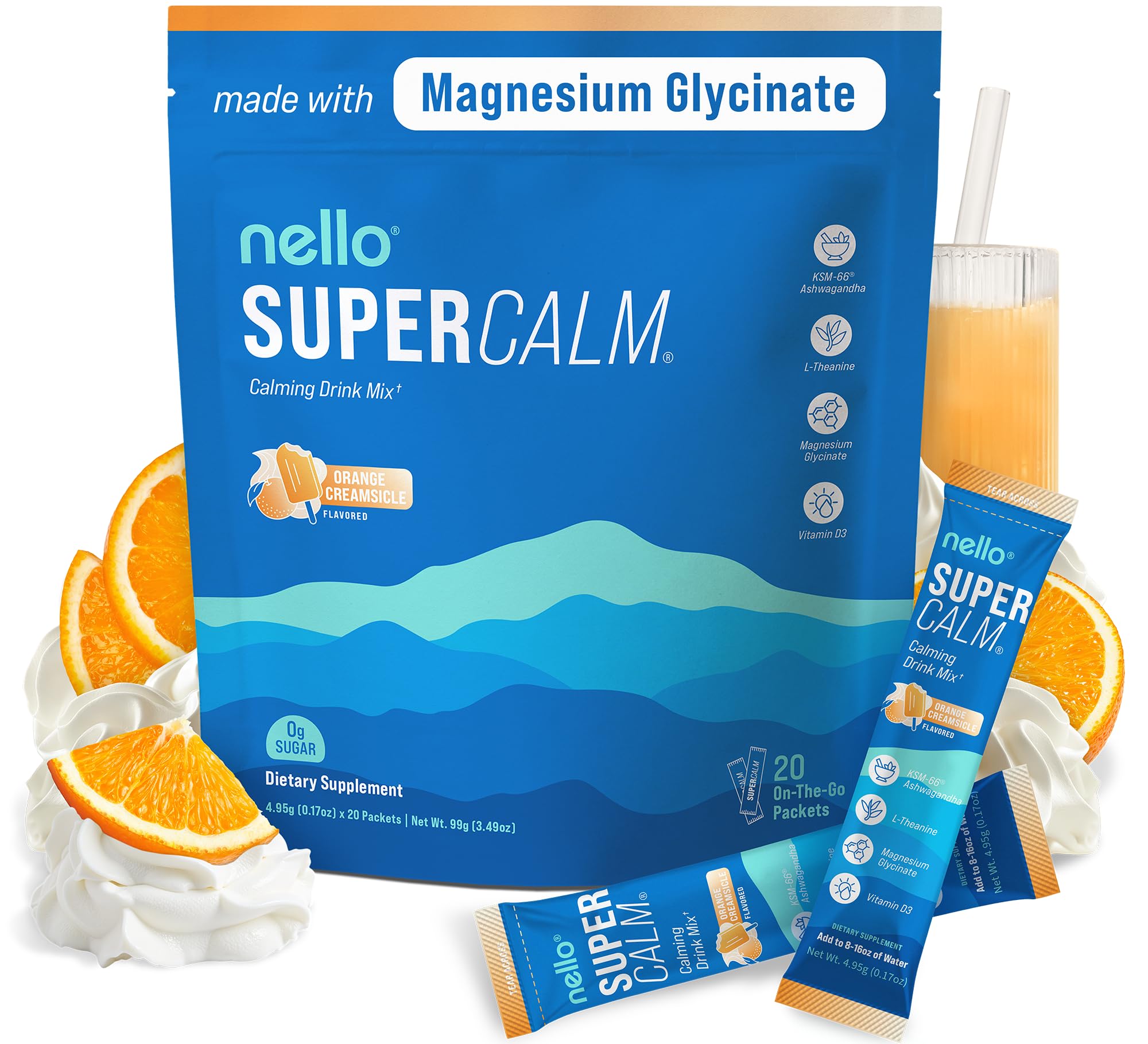 Nello Supercalm supplement bottle