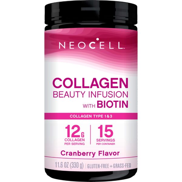 NeoCell Collagen Beauty Infusion Biotin - vista frontal