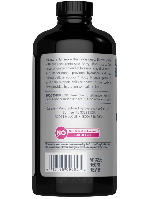 Version 1.0.0 Etiqueta de ingredientes NeoCell