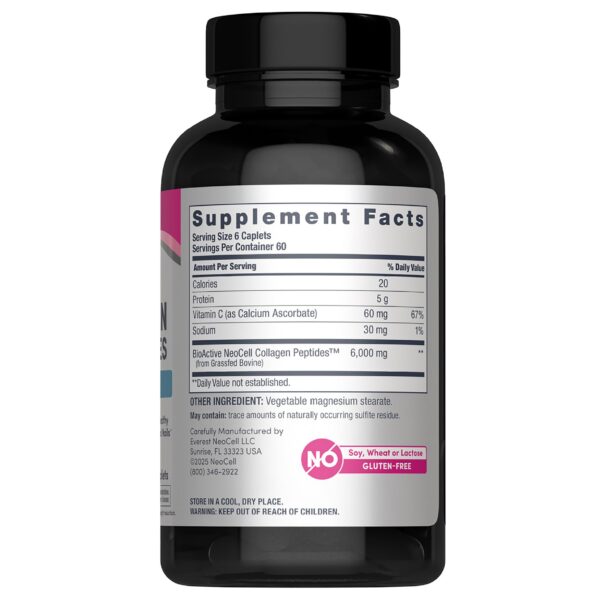 Etiqueta frontal con información del producto