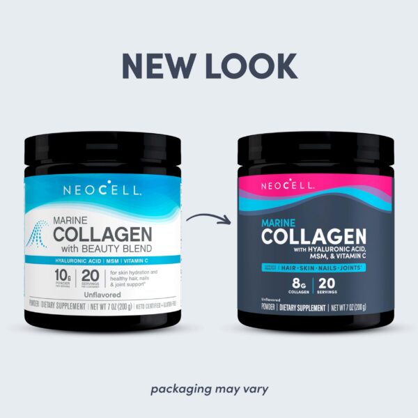 Version 1.0.0 Etiqueta del frasco NeoCell Marine Collagen