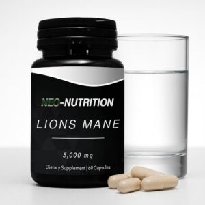 Version 1.0.0 Etiqueta frontal NE0-NUTRITION Lion's Mane 10000 mg