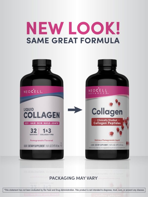 Etiqueta de NeoCell Advanced Colágeno líquido