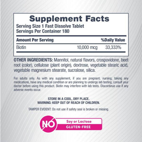 Frasco de 180 tableta NeoCell Biotina