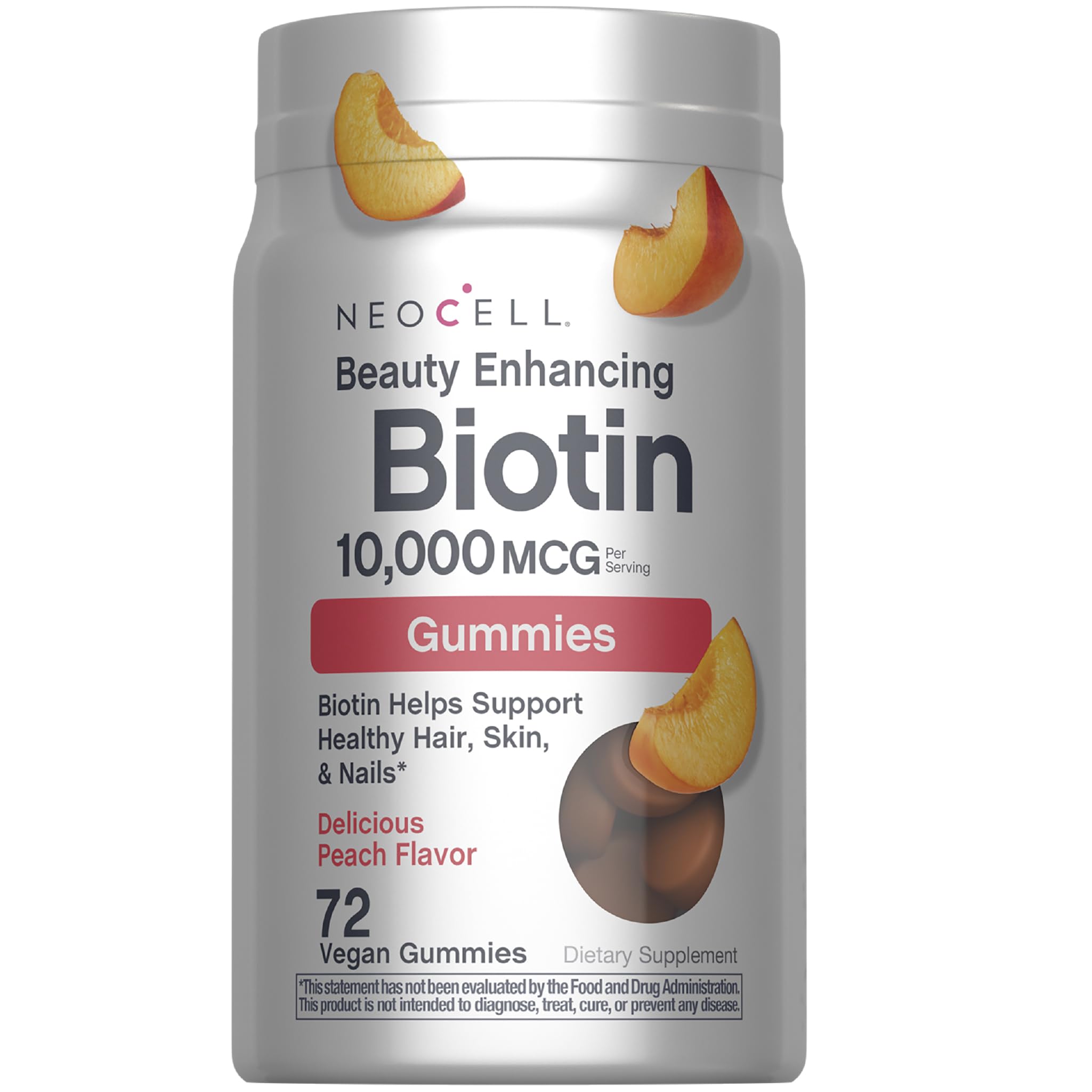 Biotin Gummies, 10000 mcg