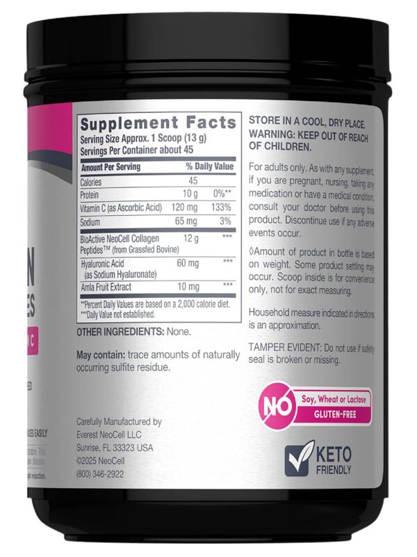 Etiqueta NeoCell Collagen Plus