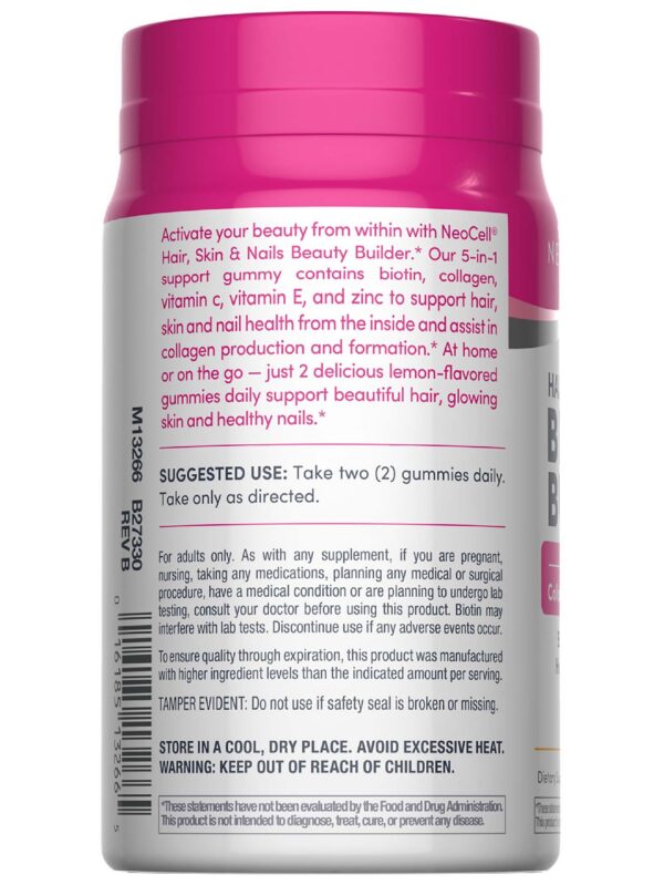 Gomitas amarillas NeoCell en frasco