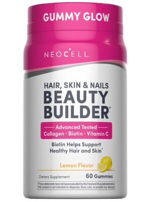 Frasco de NeoCell Hair, Skin and Nails Beauty Builder gomitas