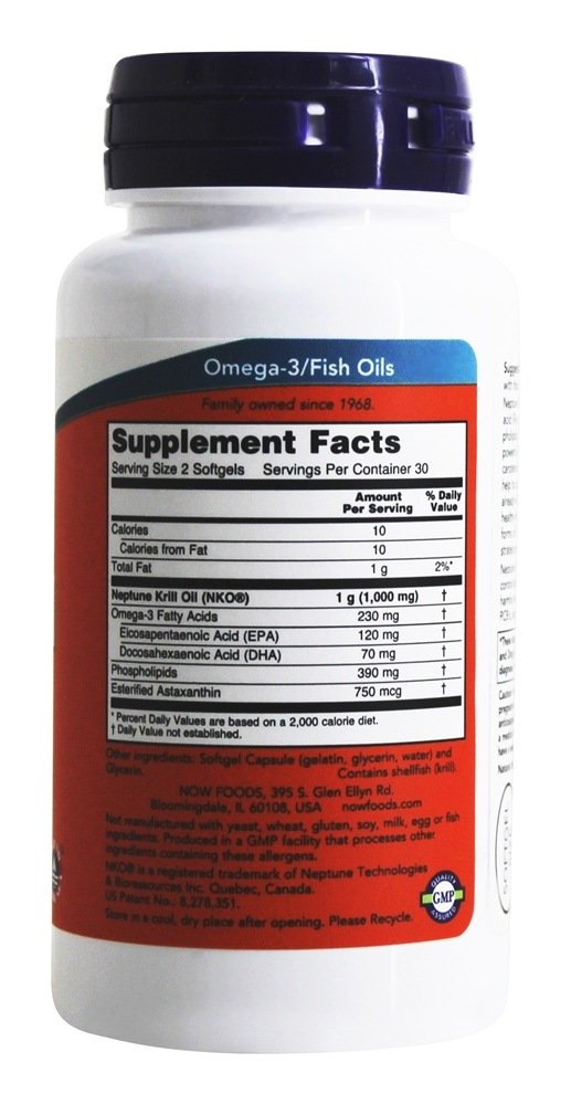 Cápsulas blandas de krill en blíster