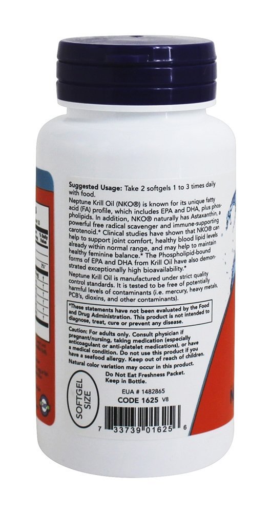 Reverso del envase con información