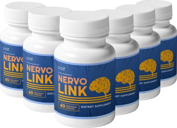 Version 1.0.0 Botella de Nervolink suplemento natural con hongos para energía