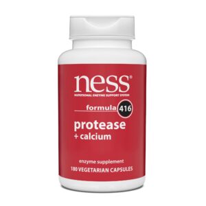 Ness Enzymes Protease con Calcio #416 frente de la caja