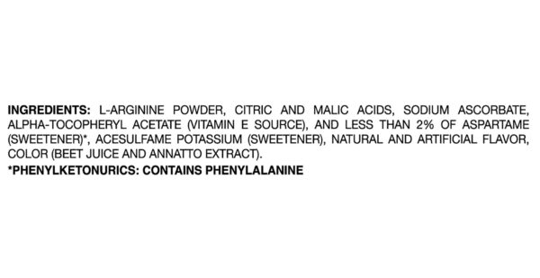 Sabores cereza de Arginaid Arginine Drink Mix