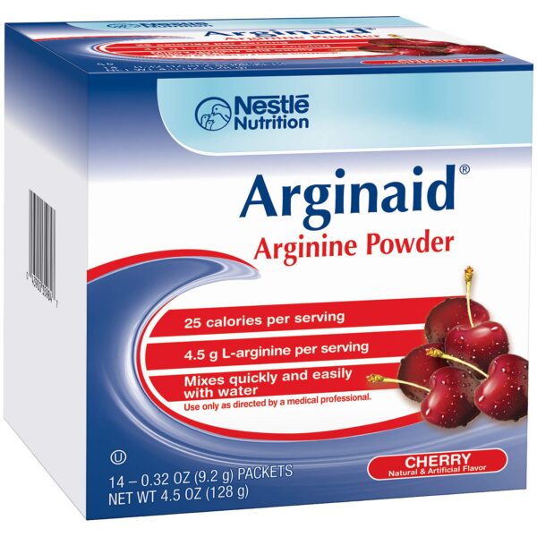 Nestle Arginaid Arginine Drink Mix Cherry frasco