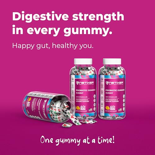 Detalles ingredientes gomitas probióticas nETiXER