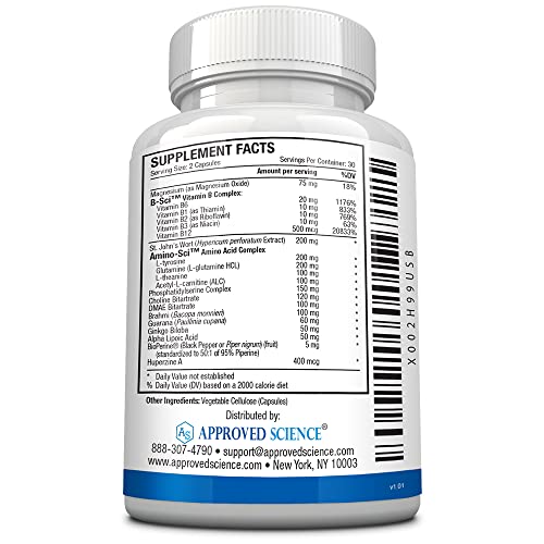 Neurexil Approved Science caja y cápsulas suplementarias