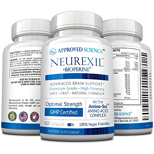 Neurexil Approved Science ingredientes y beneficios en etiqueta