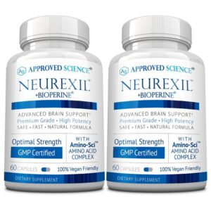 Frasco Neurexil Approved Science nootrópico natural mejora cerebro