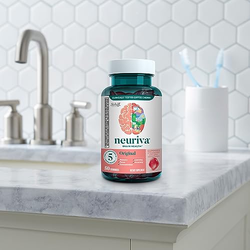 Neuriva gomitas sabor fresa detalle de etiqueta