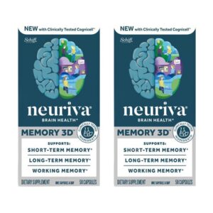 Neuriva Memory 3D suplemento cerebral memoria concentración cápsulas