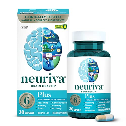 NEURIVA Plus suplemento cerebral para memoria y enfoque