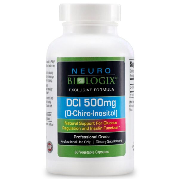Frasco Neuro biologix D-Chiro-Inositol 500mg 60 cápsulas
