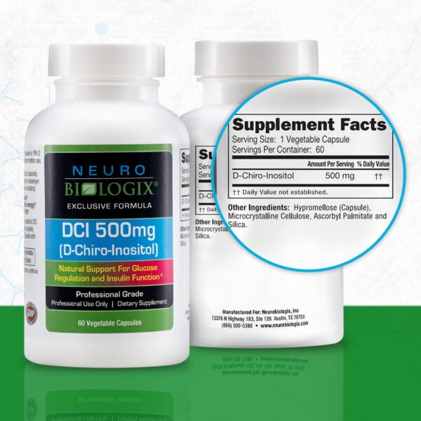 Version 1.0.0 Parte trasera envase Neuro biologix con ingredientes