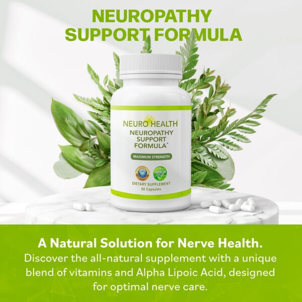 Etiqueta frontal de Neuro Health Nerve Support Formula