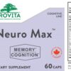 Neuro Max suplemento cápsulas vegetales para energía y enfoque