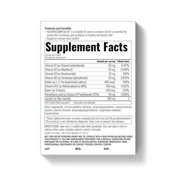 Etiqueta Neurocomplex-B