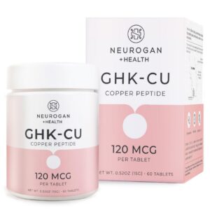 Version 1.0.0 Tabletas Neurogan cobre GHK-Cu etiqueta frontal