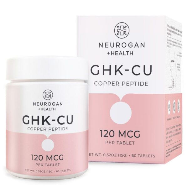 Tabletas Neurogan cobre GHK-Cu etiqueta frontal