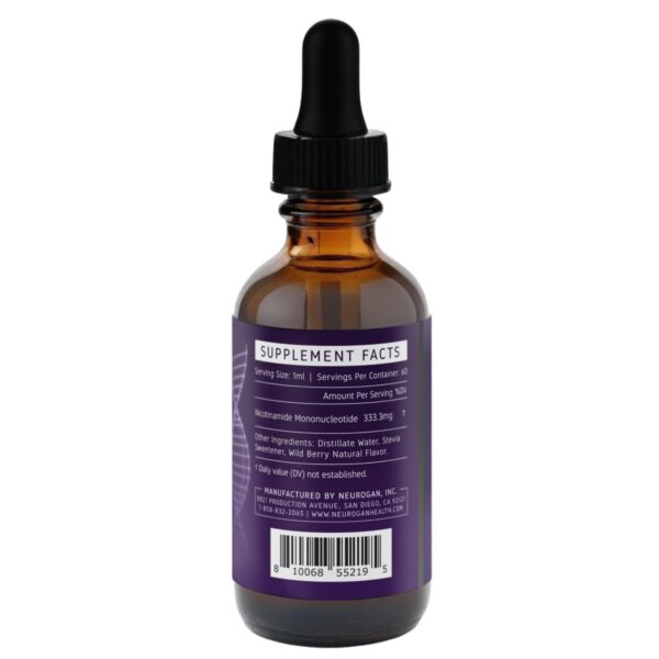 Etiqueta frontal Neurogan NMN liposomales