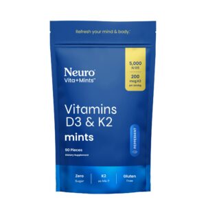NeuroGum Vita-Mint mentas frente a frasco