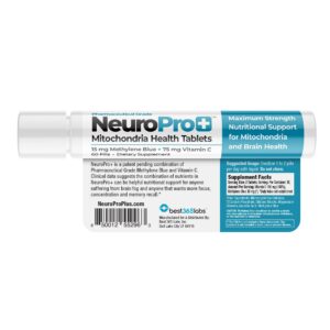 NeuroPro+ tabletas para salud mitocondrial con azul de metileno y vitamina c