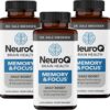 Botella de NeuroQ para memoria y concentración con 60 cápsulas