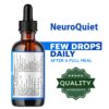 NeuroQuiet gotas fórmula avanzada para salud cerebral y calma