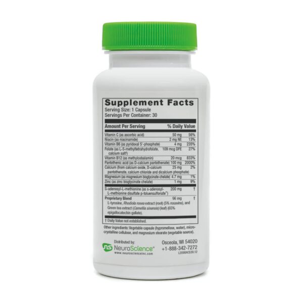 Etiqueta lateral NeuroScience AdreCor SAMe