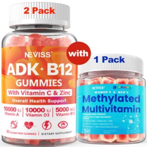 Frente del pack NEVISS ADK B12 gomitas