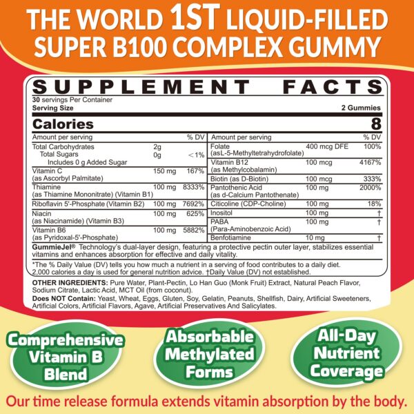 Etiqueta NEVISS Complex B en botella