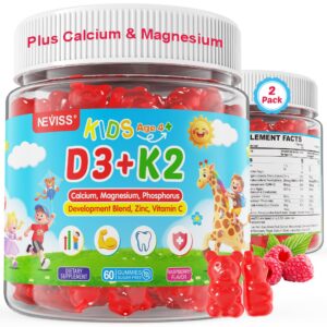 Gomitas D3 K2 para niños frente