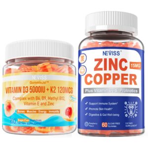 Version 1.0.0 Frente de las gomitas NEVISS D3+K2