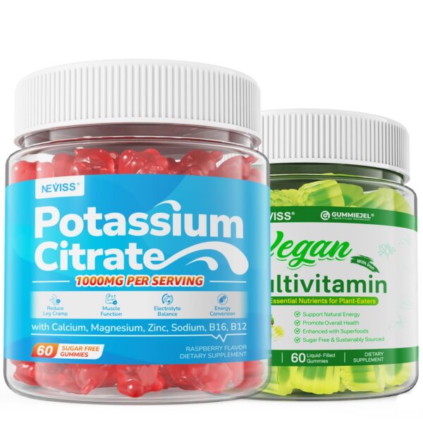 Frente del envase NEVISS gomitas multivitamínicas