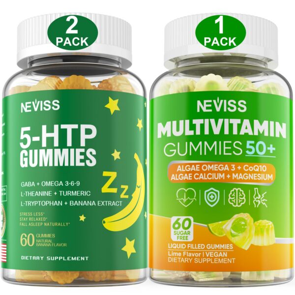 Neviss gomitas 5-HTP GABA frente