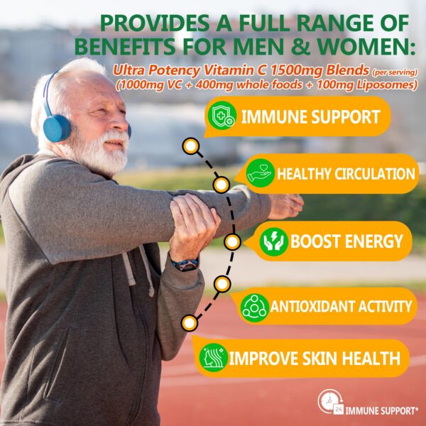 Información nutricional NEVISS Liposomal Vitamin C