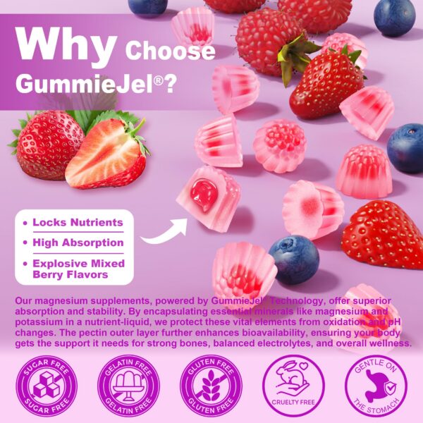 Lista de ingredientes NEVISS Gomitas Magnesio