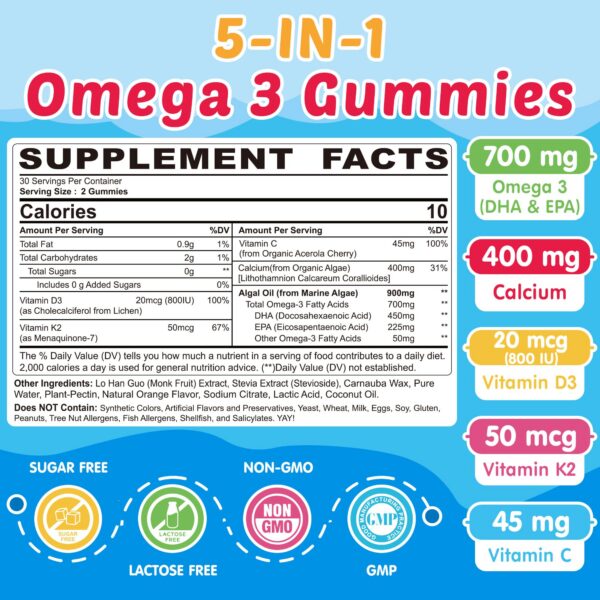 Version 1.0.0 Etiqueta NEVISS Omega-3 para niños